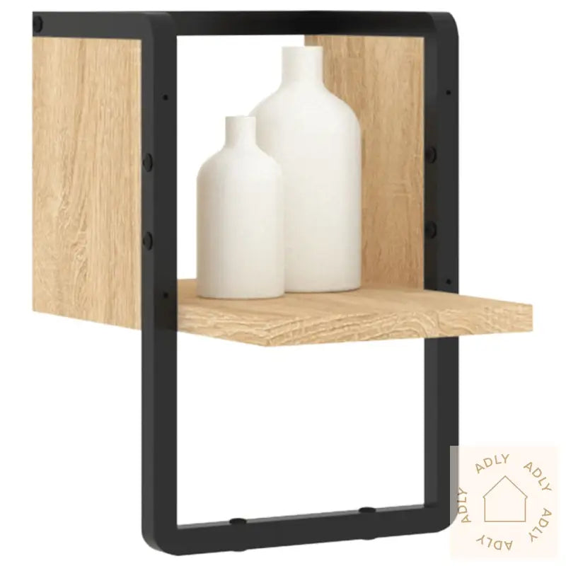 Vegghylle Med Stang Sonoma Eik 20X25X30 Cm