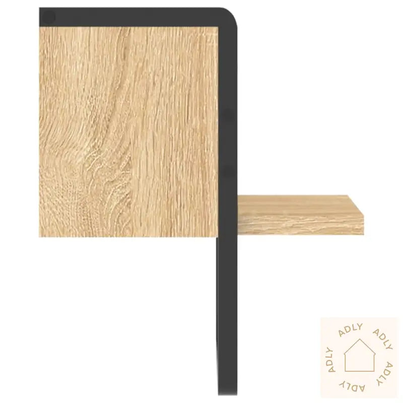 Vegghylle Med Stang Sonoma Eik 20X25X30 Cm