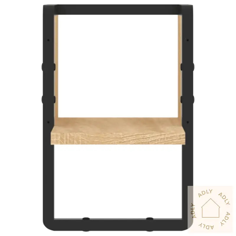 Vegghylle Med Stang Sonoma Eik 20X25X30 Cm
