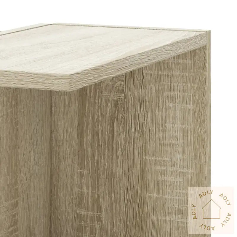 Veggmontert Hylle Sonoma Eik 36,5X36,5X140 Cm Konstruert Tre