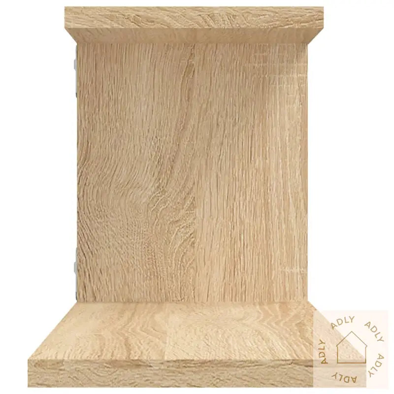 Veggmontert Tv-Hylle Sonoma Eik 125X18X23 Cm Konstruert Tre