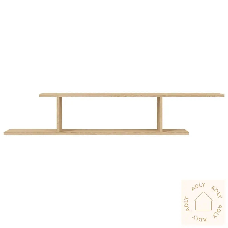 Veggmontert Tv-Hylle Sonoma Eik 125X18X23 Cm Konstruert Tre