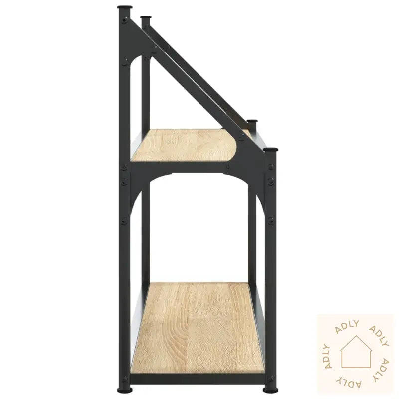 Vegghylle 3 Etasjer Sonoma Eik 60X21X51 Cm Konstruert Tre