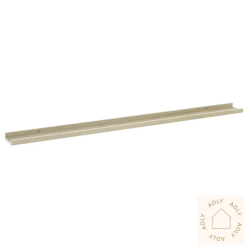 Vegghyller 2 Stk Hvit Og Sonoma Eik 115X9X3 Cm