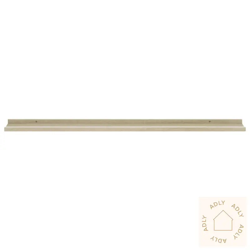 Vegghyller 2 Stk Hvit Og Sonoma Eik 115X9X3 Cm