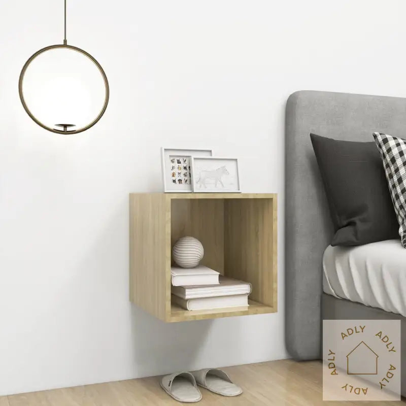 Veggskap Sonoma Eik 37X37X37 Cm Sponplate