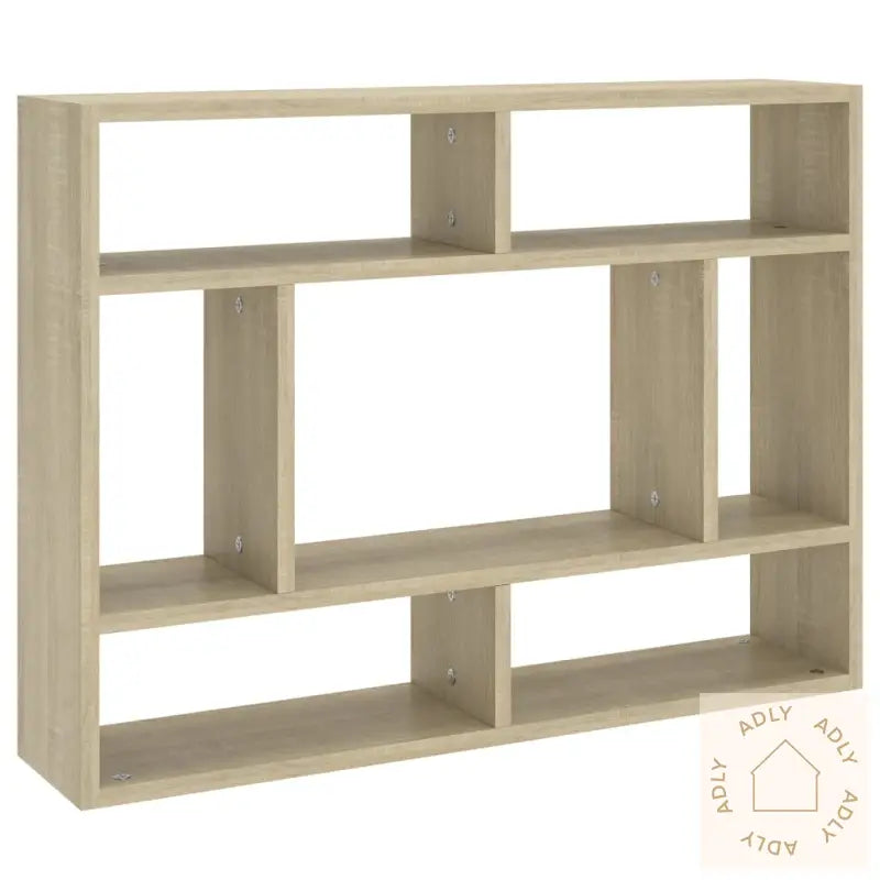 Vegghylle Sonoma Eik 75X16X55 Cm Konstruert Tre