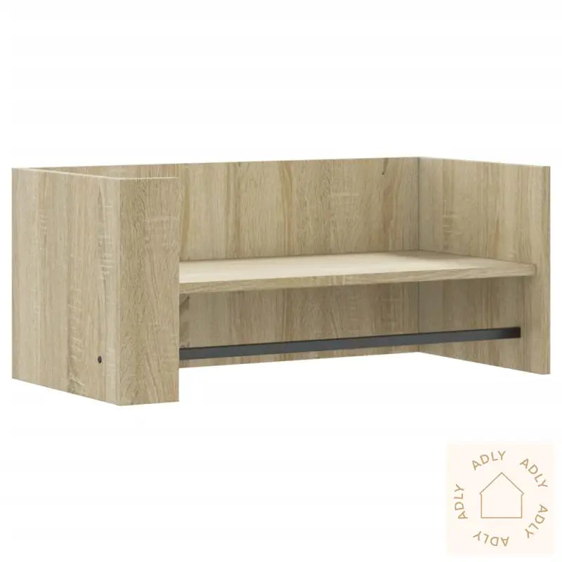 Vegghylle Sonoma Eik 70,5X35X30,5 Cm Konstruert Tre