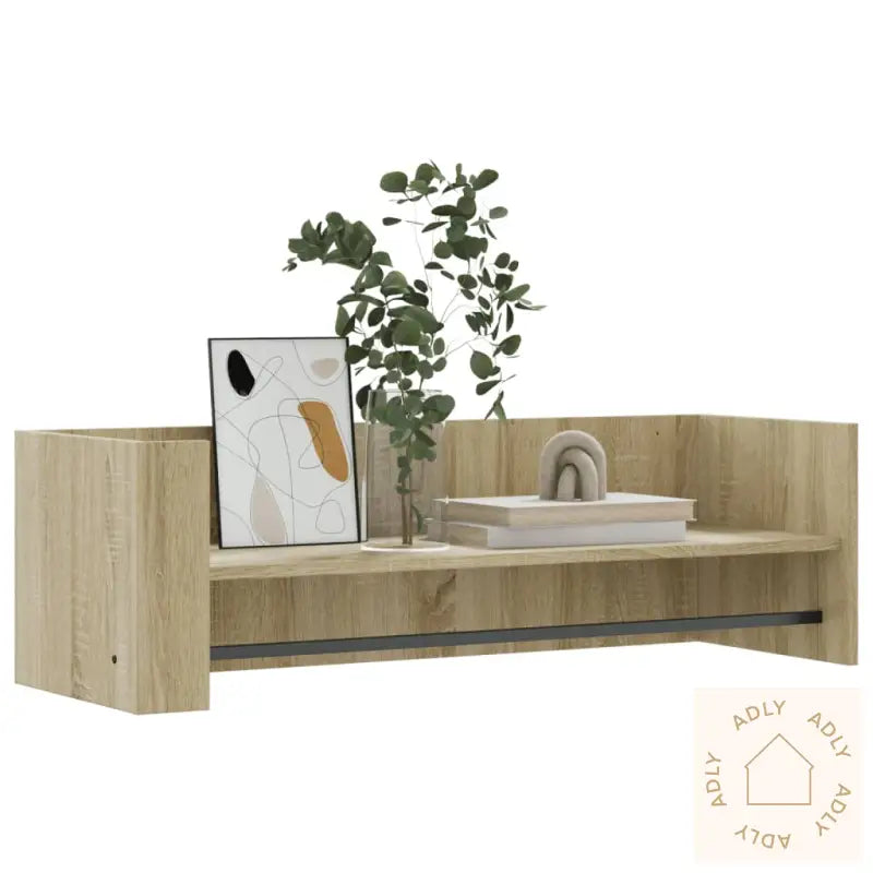 Vegghylle Sonoma Eik 100X35X30,5 Cm Sponplate
