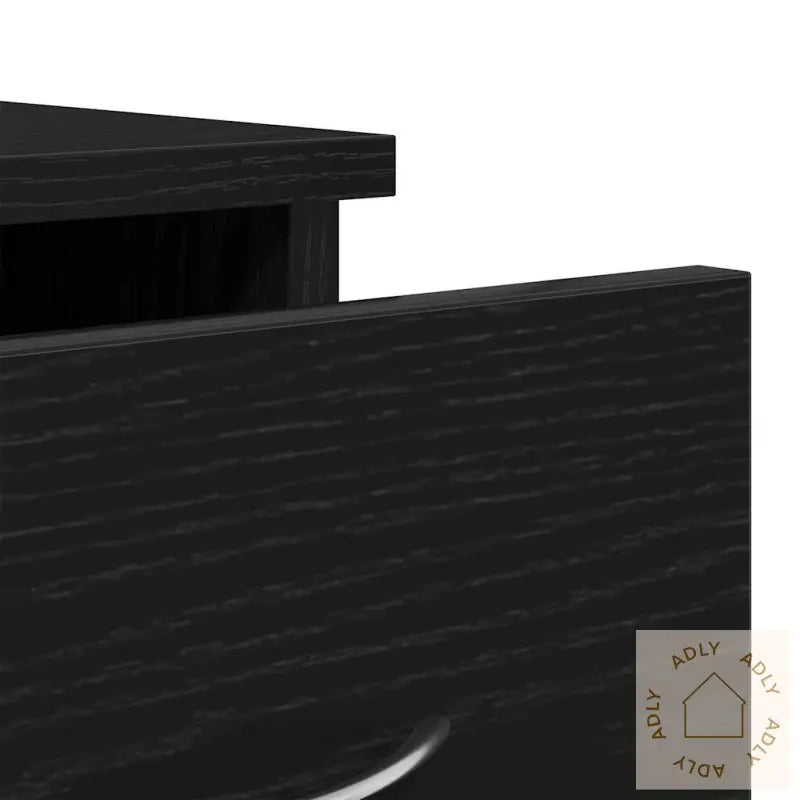 Veggskap Svart Eik 88X26X18,5 Cm Konstruert Tre