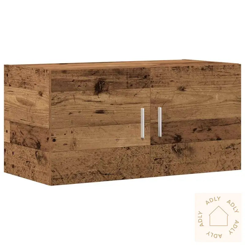 Veggskap Gammelt Tre 80X39X40 Cm Konstruert Tre