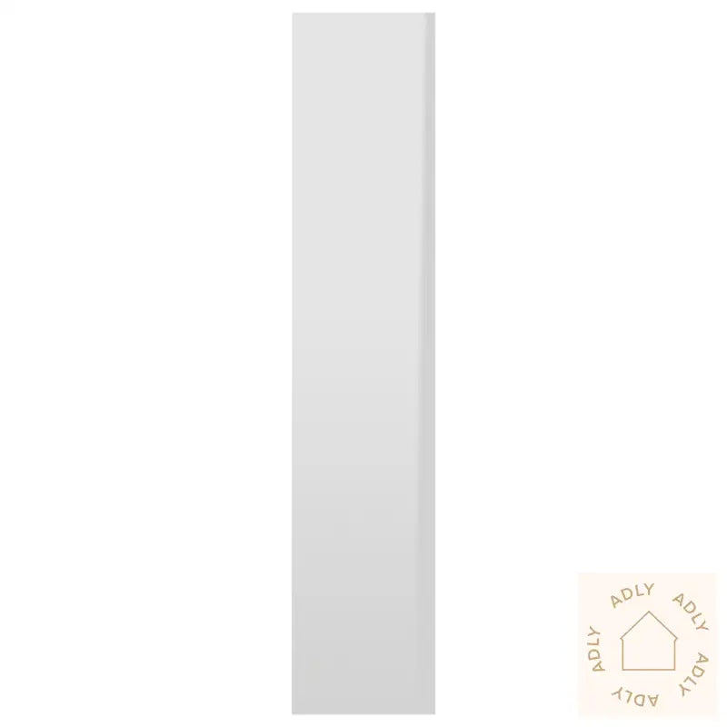 Vegghylle Høyglans Hvit 90X16X78 Cm Konstruert Tre