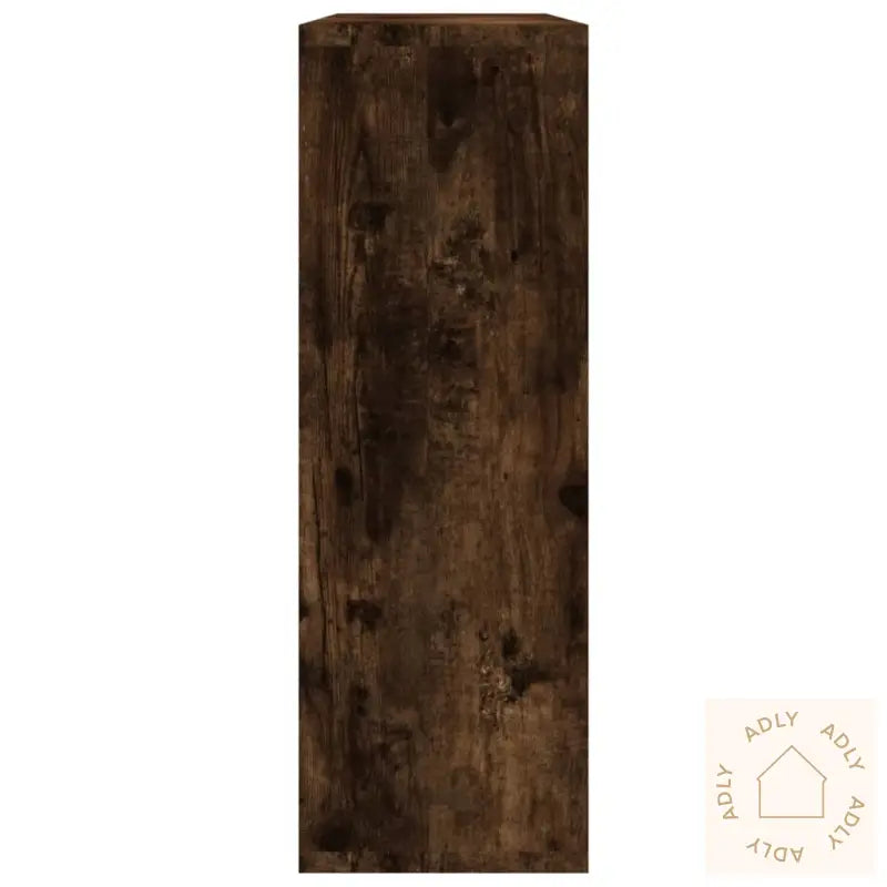 Vegghylle Røkt Eik 104X20X58,5 Cm Konstruert Tre