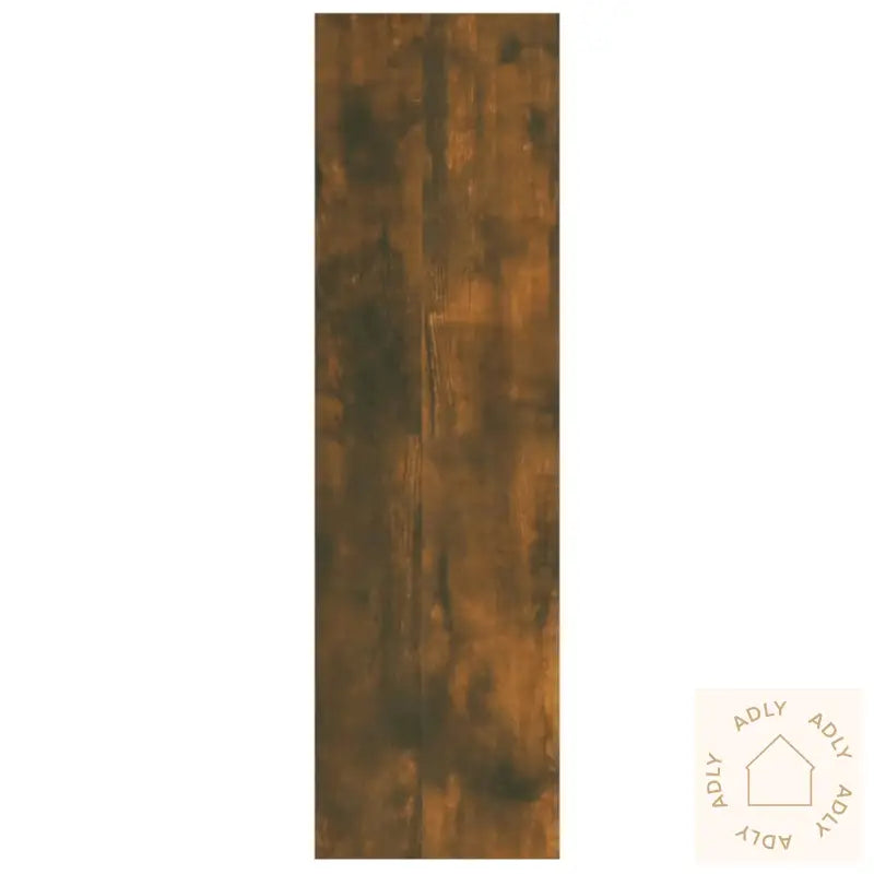 Vegghylle Røkt Eik 75X16X55 Cm Konstruert Tre