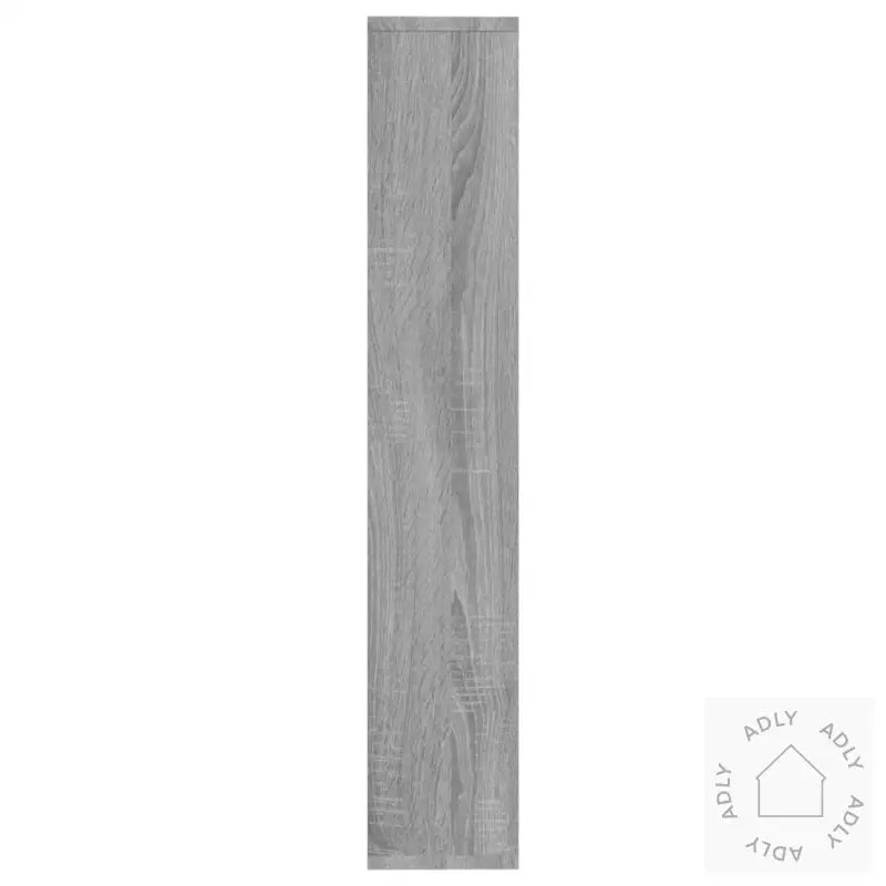 Vegghylle Grå Sonoma 36X16X90 Cm Konstruert Tre