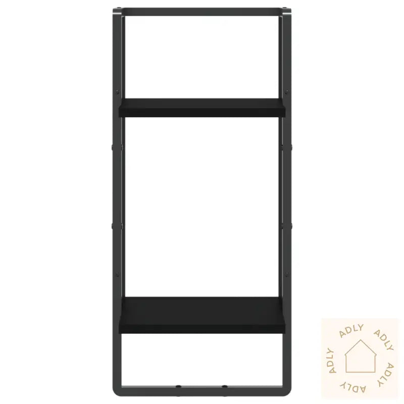 Vegghylle Med Stang Svart 30X25X65 Cm
