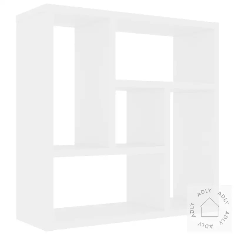 Vegghylle Hvit 45,1X16X45,1 Cm Konstruert Tre