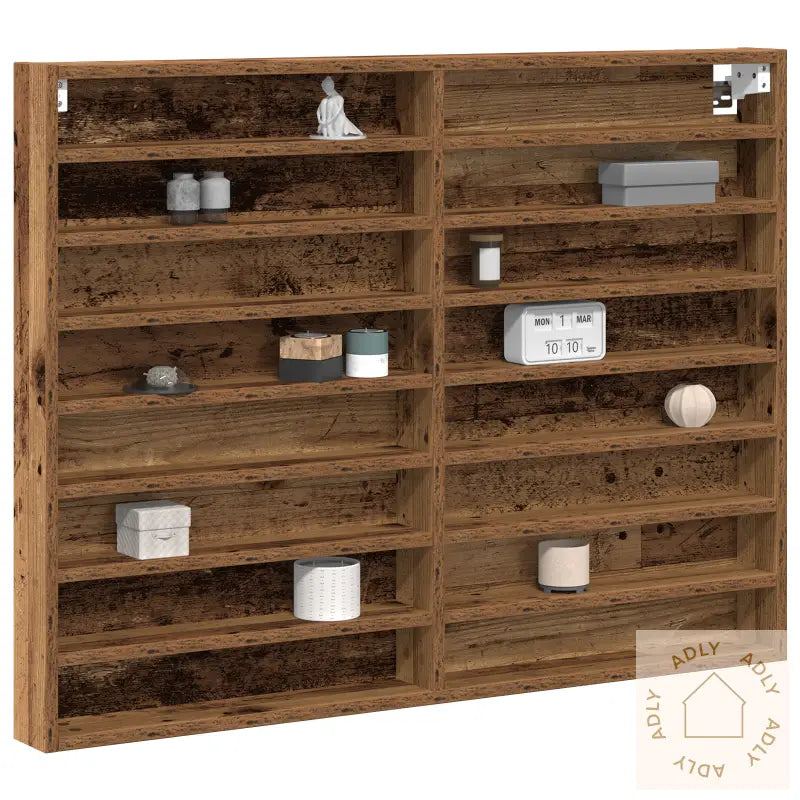 Vitrine Cabinet Gamle Tre 100X8,5X75 Cm Ingeniørtre