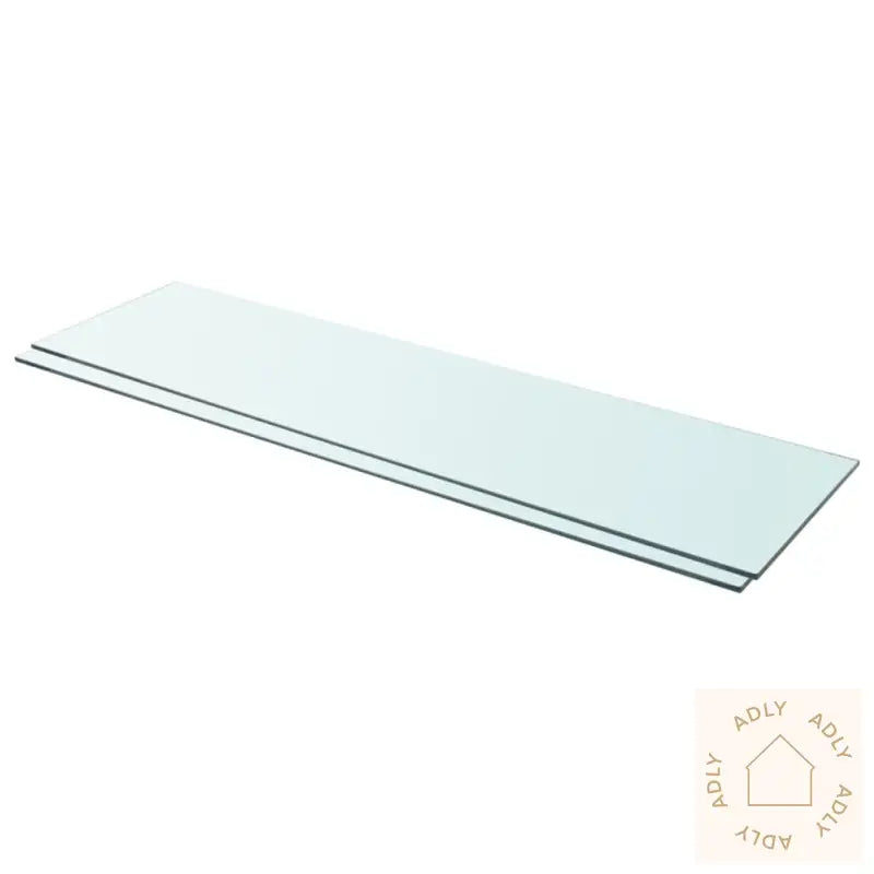 Hyllepaneler 2 Stk Klart Glass 110X30 Cm