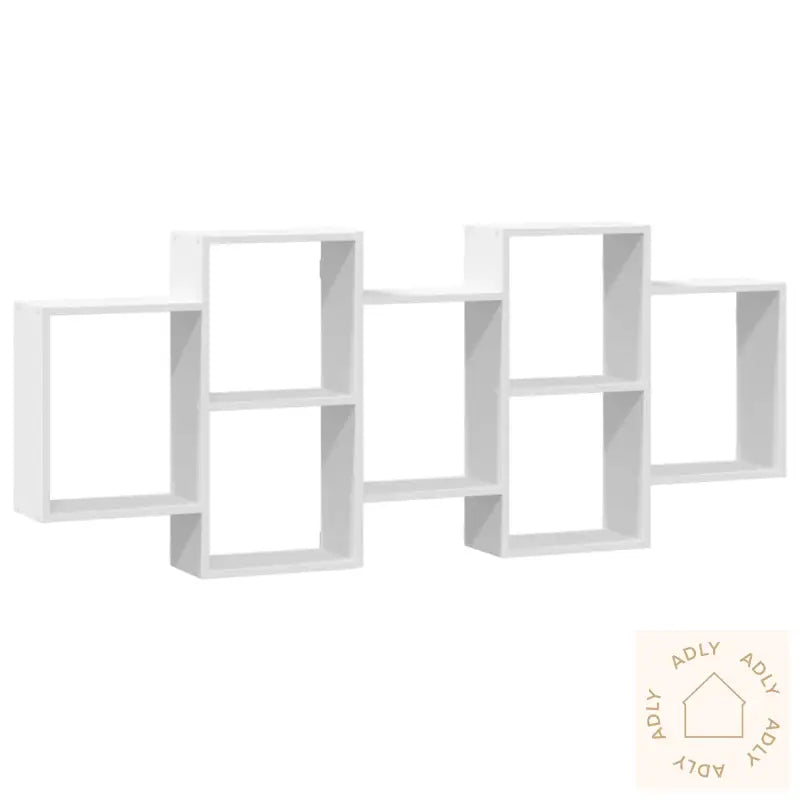 Vegghylle Hvit 159X18X65 Cm Sponplate