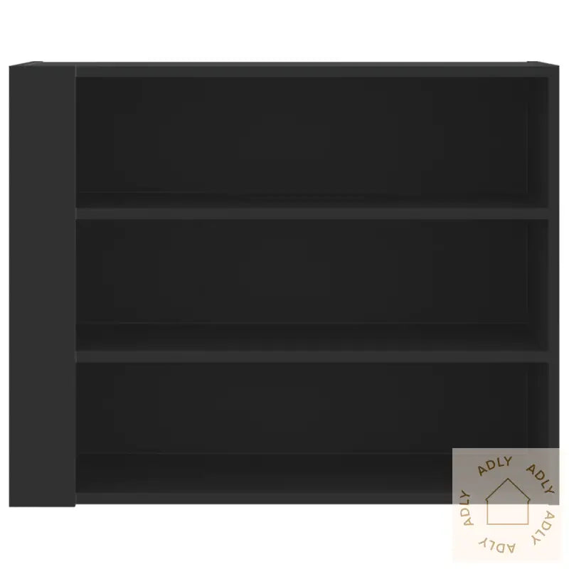 Veggskap Svart 75X35X60 Cm Konstruert Tre