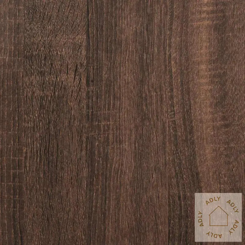 Vegghylle Med Skuffer Brun Eik 100X37,5X19 Cm Konstruert Tre