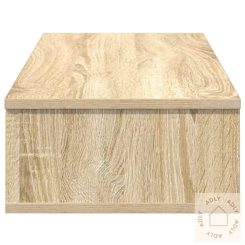 Vegghylle Med Skuffer Sonoma Eik 80X31X17 Cm Konstruert Tre