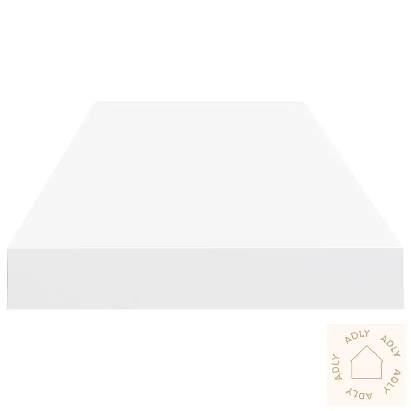 Flytende Vegghylle Hvit 80X23,5X3,8 Cm Mdf