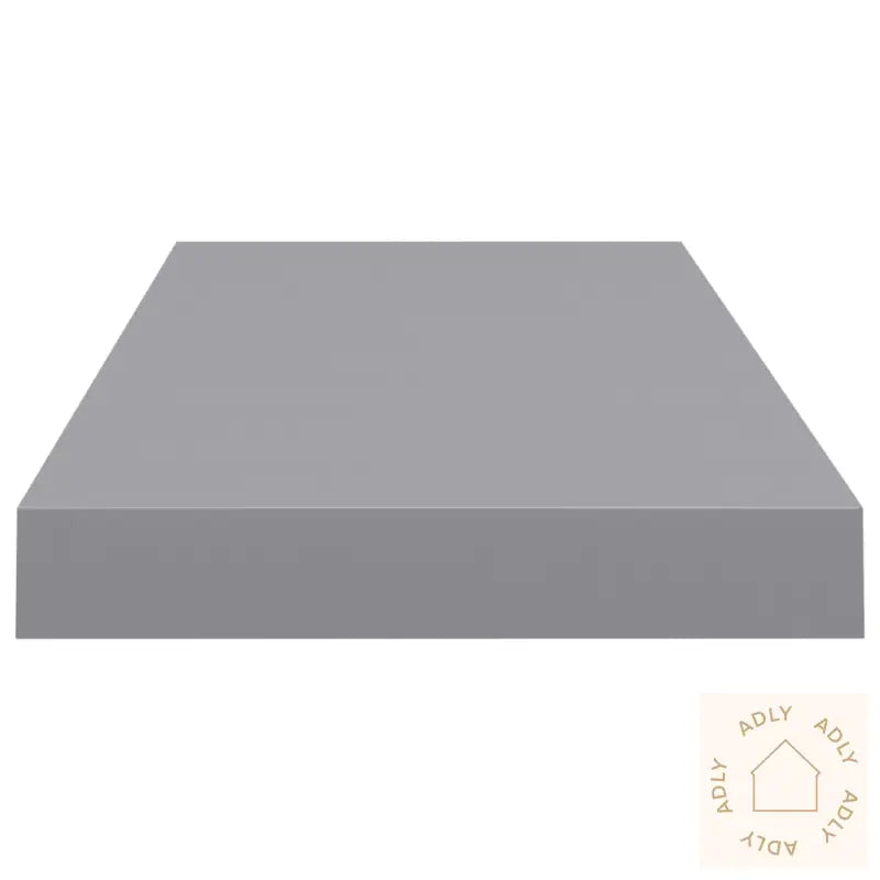 Flytende Vegghylle Grå 60X23,5X3,8 Cm Mdf