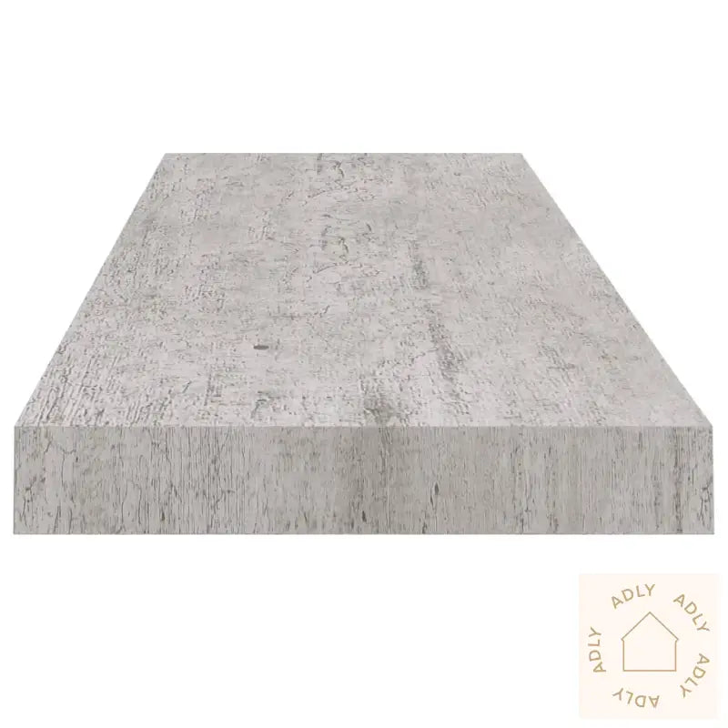Flytende Vegghylle Betonggrå 80X23,5X3,8 Cm Mdf
