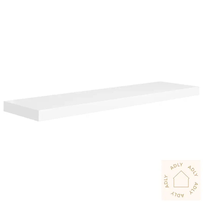 Flytende Vegghylle Hvit 90X23,5X3,8 Cm Mdf