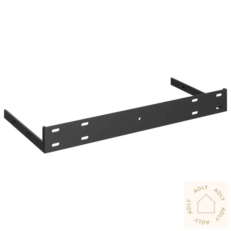 Flytende Vegghylle Høyglans Svart 50X23X3,8 Cm Mdf