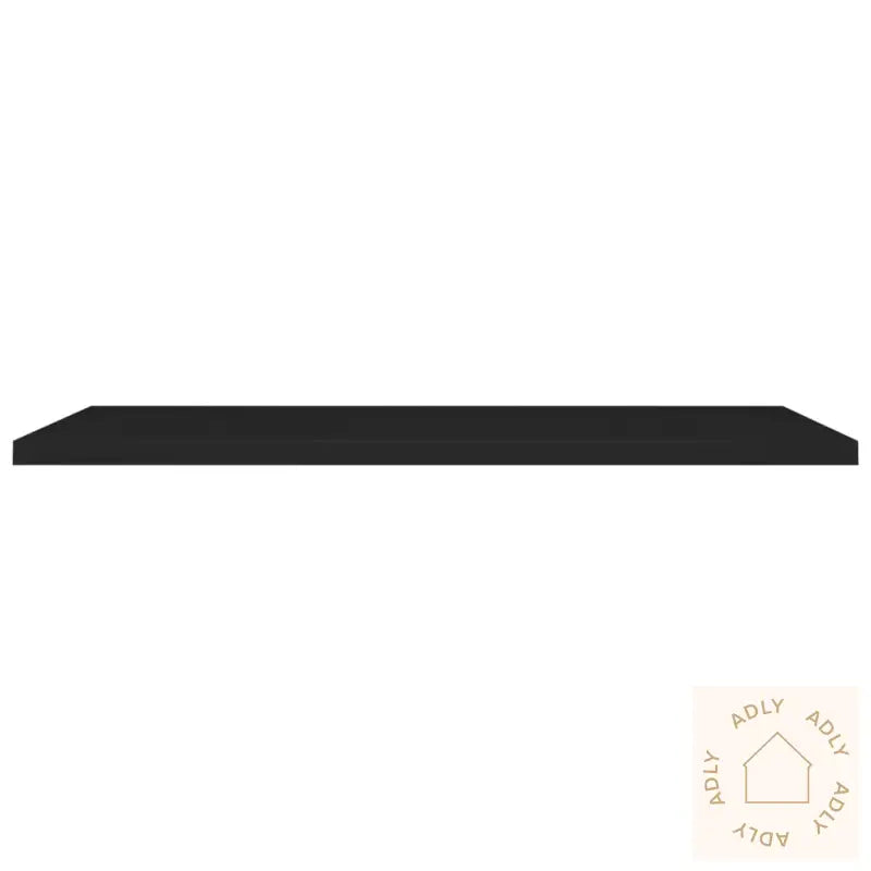 Flytende Vegghylle Svart 120X23,5X3,8 Cm Mdf