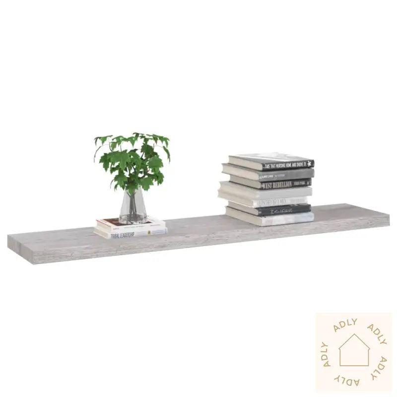 Flytende Vegghylle Betonggrå 120X23,5X3,8 Cm Mdf