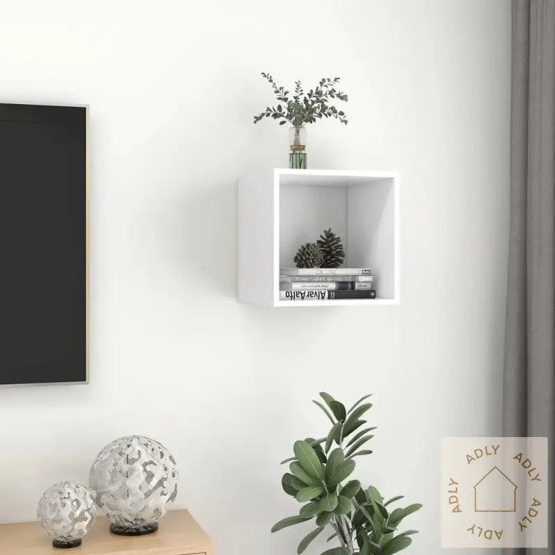 Veggskap 37X37X37 Cm Sponplate Hvit