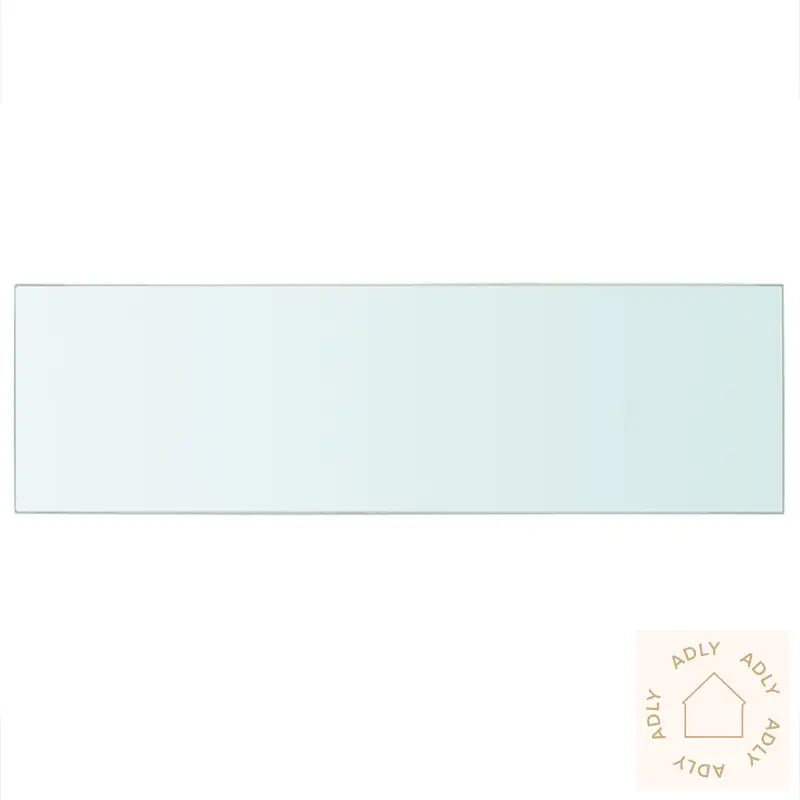 Hyllepanel Klart Glass 80X25 Cm