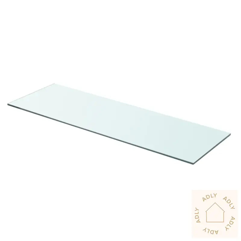 Hyllepanel Klart Glass 80X25 Cm