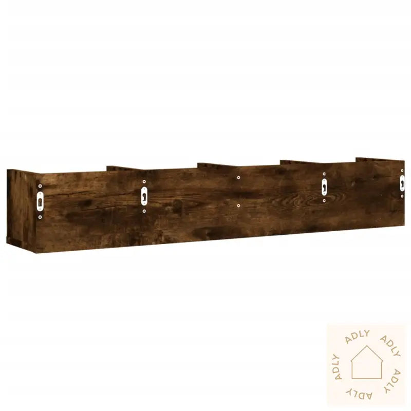 Veggskap Røkt Eik 99X18X16,5 Cm Konstruert Tre