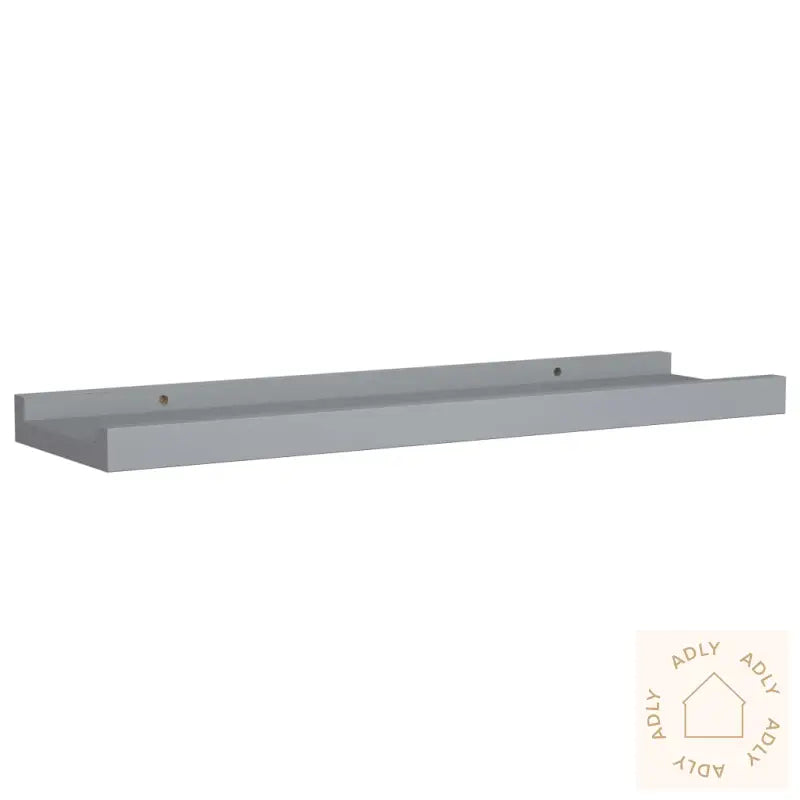 Flytende Vegghyller 2 Stk Grå 40X9X3 Cm Mdf