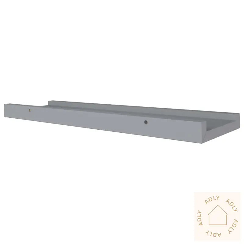Flytende Vegghyller 2 Stk Grå 40X9X3 Cm Mdf