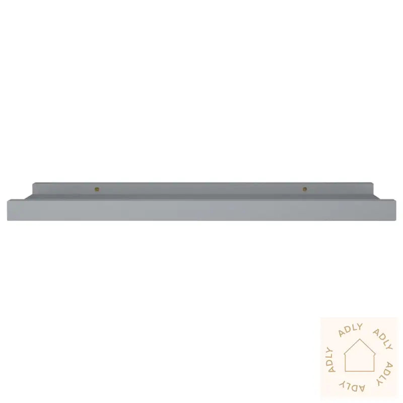 Flytende Vegghyller 2 Stk Grå 40X9X3 Cm Mdf