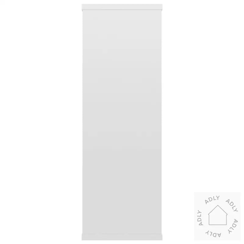 Vegghyller Høyglans Hvit 104X20X58,5 Cm Konstruert Tre