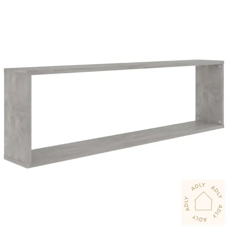 Vegghyller Kube 4 Stk Betonggrå 100X15X30 Cm Konstruert Tre
