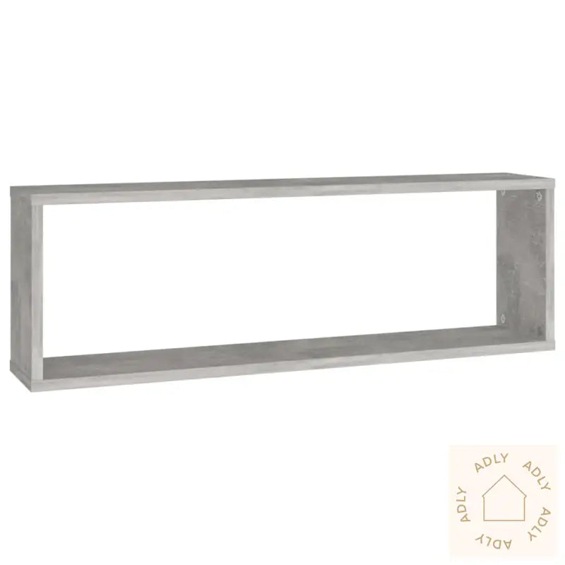 Vegghyller Kube 4 Stk Betonggrå 80X15X26,5 Cm Konstruert Tre
