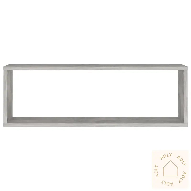 Vegghyller Kube 4 Stk Betonggrå 80X15X26,5 Cm Konstruert Tre