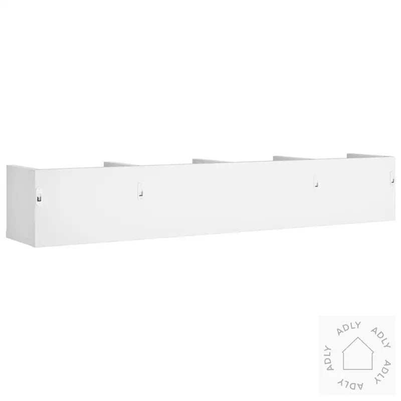 Veggskap 2 Stk Hvit 99X18X16,5 Cm Konstruert Tre