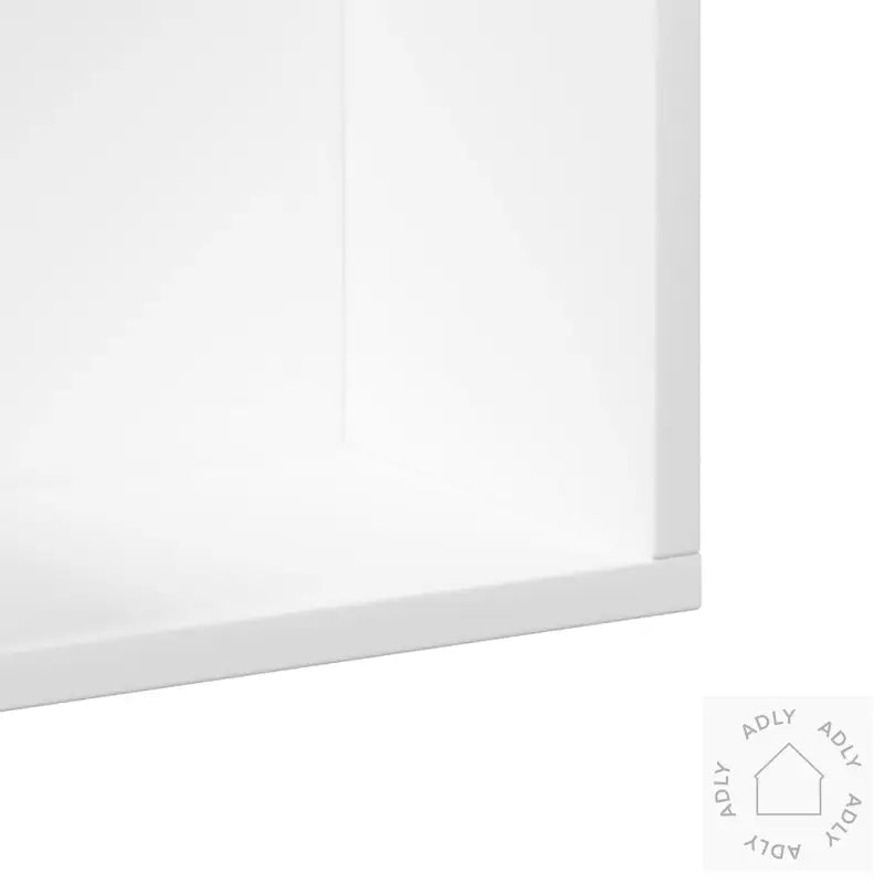 Veggskap 2 Stk Hvit 99X18X16,5 Cm Konstruert Tre