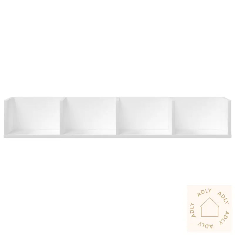 Veggskap 2 Stk Hvit 99X18X16,5 Cm Konstruert Tre