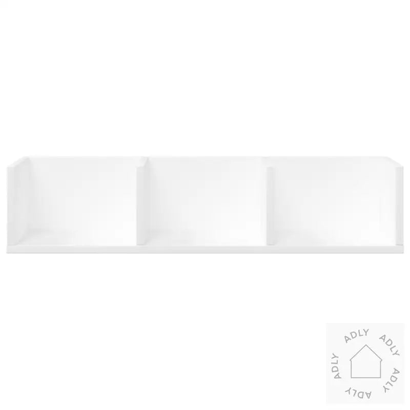 Veggskap 2 Stk Hvit 75X18X16,5 Cm Konstruert Tre