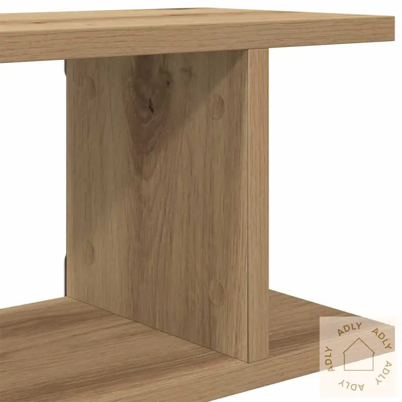 Vegghyller 2 Stk Artisan Eik 75X18X20 Cm Konstruert Tre